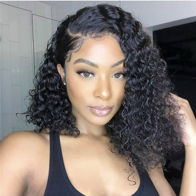 Synthetic Lace Front Wig Africa Small Curly Wig Women's Medium And Long Curly Hair Braided Wigs Synthetic Lace Front Wig Africa Small Curly Wig Women's Medium And Long Curly Hair Braided Wigs